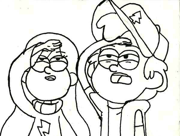 mabel and dipper coloring pages - photo #15