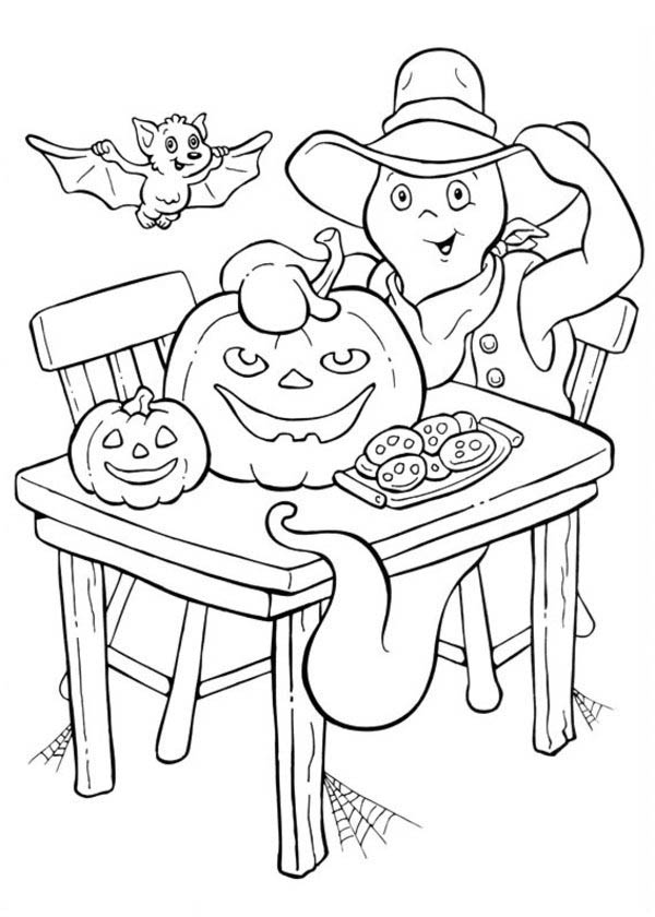 kaboose coloring pages halloween ghosts - photo #35
