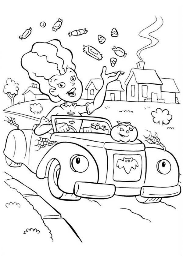 a lot of candy coloring pages - photo #2