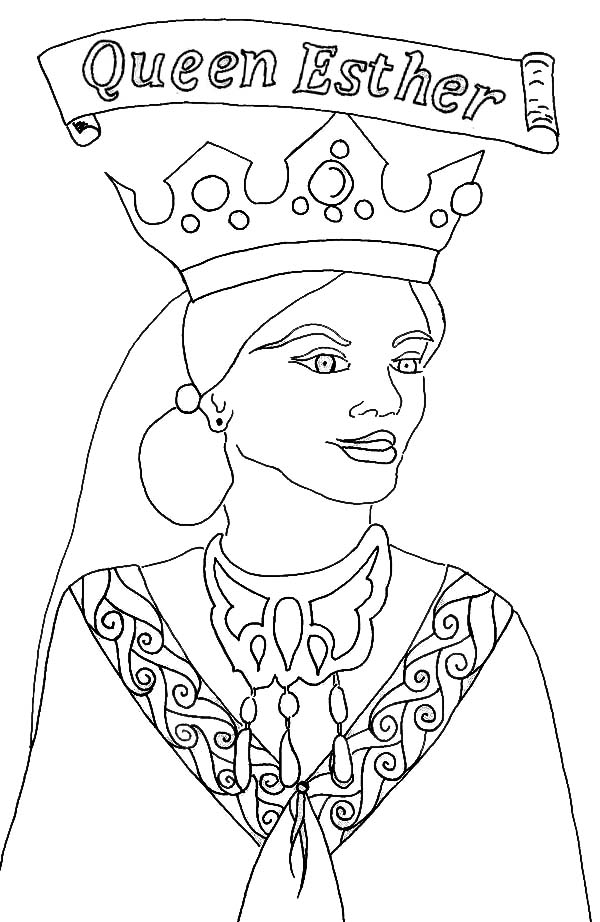 queen esther and mordecai coloring pages - photo #45