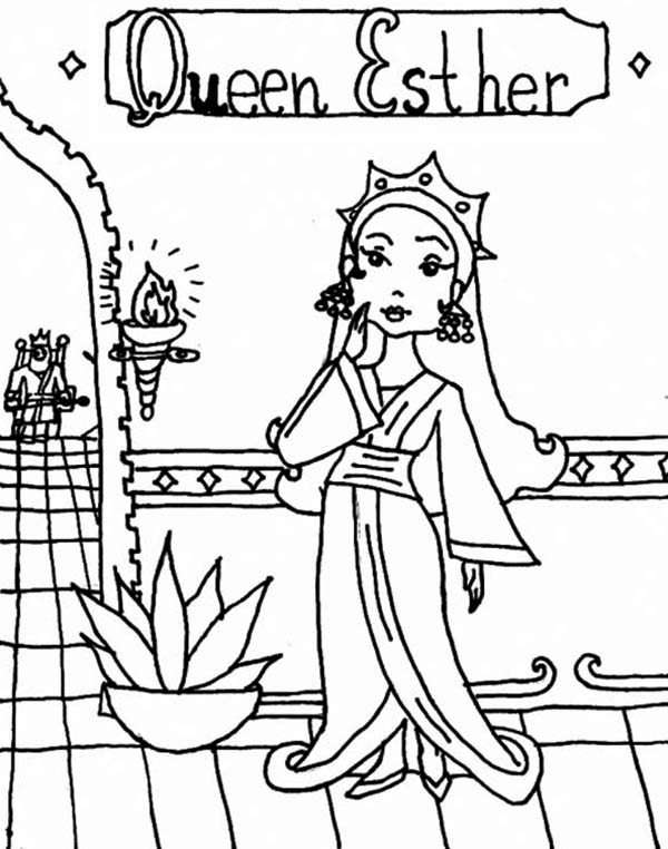 queen esther coloring pages - photo #37