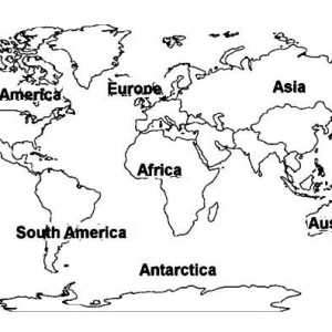 World Map of All Continents Coloring Page Map Of The World Coloring Page For Kids Map Of The World Coloring Page For Kids World Map of All Continents Coloring Page