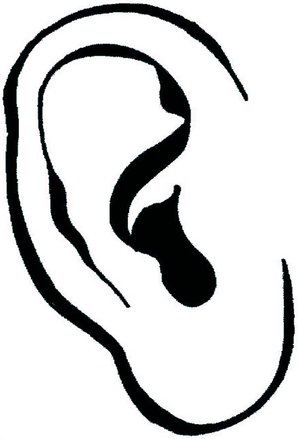 ear coloring pages - photo #22
