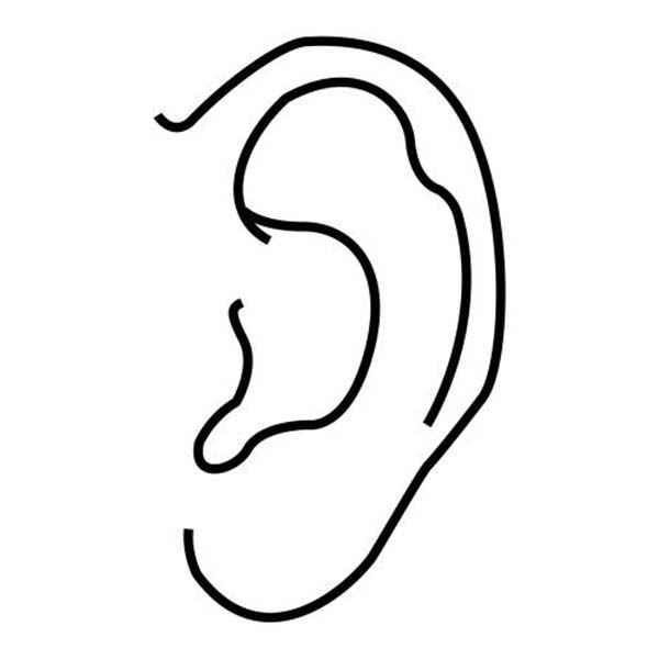 ear coloring pages - photo #21